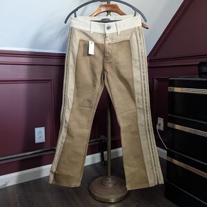 TOM FORD Trompe L'oeil Sample Side Zip Handwritten Italy Cotton Jeans W Tags